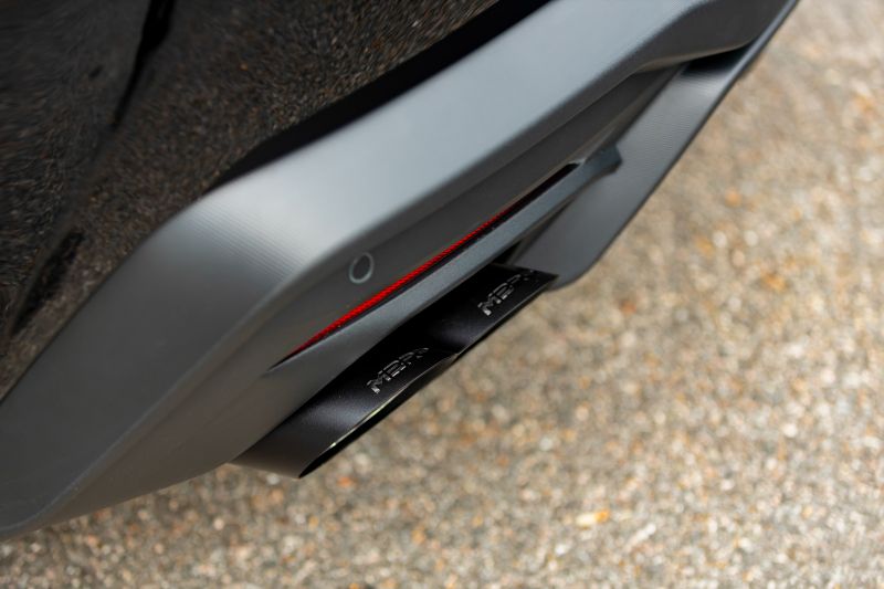 MBRP 15-24 Ford Mustang T304 SS 4in OD / 6.5in Length Quad Tip Cover Kit - Black Tip - Image 3