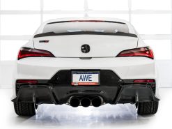 AWE Tuning 2024 Acura Integra Type S DE5 FWD Track Edition Exhaust w/ Triple Diamond Black Tips - Image 10