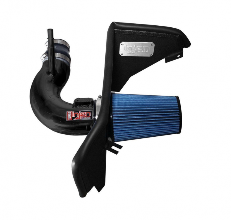 Injen 2016+ Chevy Camaro 2.0L Wrinkle Black Power-Flow Air Intake System - Image 3