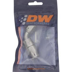 Alternative view of DeatschWerks 6AN Female Flare Swivel 60-Degree Hose End CPE Anodized DW Titanium