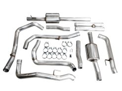 AWE 4th Gen GM 1500 6.2L Catback Split Rear Exit (w/ Bumper Cutouts) - OE Tips - Image 6
