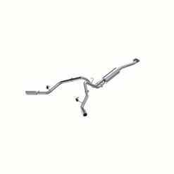 Alternative view of MBRP 2003-2007 Chev/GMC 1500 Classic 4.8/5.3L SC-SB Cat Back Dual Split Side