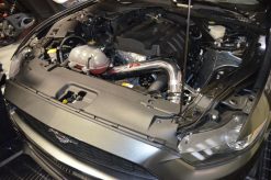 Alternative view of Injen 2015 Ford Mustang Eco Boost 2.3L Wrinkle Black CAI Converts To SRI