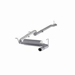 Alternative view of MBRP 12 Jeep Wrangler/Rubicon 3.6L Cat Back Single Rear Exit Alum Exhuast