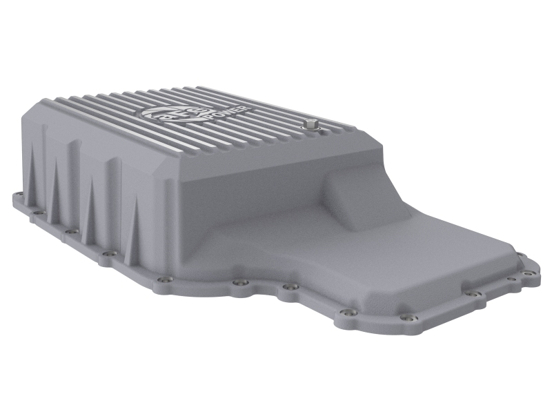 aFe 20-21 Ford Truck w/ 10R140 Transmission Pan Raw POWER Street Series w/ Machined Fins - Image 6