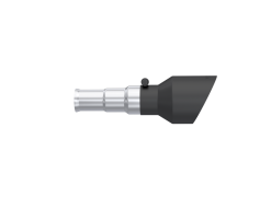 Alternative view of MBRP 19-24 Ram 1500 5.7L Hemi 3in Inlet 5in OD Dual Wall Angle Cut T304 BLK Tips - Pairs
