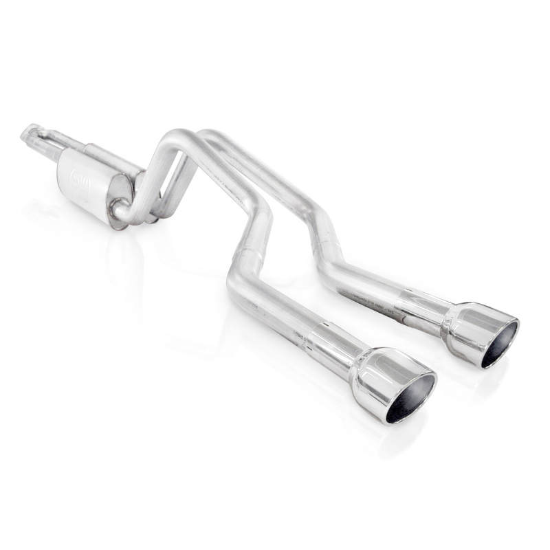 Stainless Works 2006-09 Trailblazer SS 6.0L 2-1/2in Chambered Exhaust Y-Pipe Center Bumper Exit - Image 2