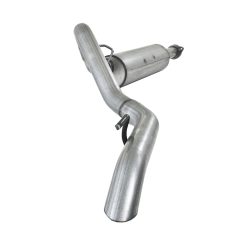 Alternative view of MBRP 04-06 Jeep Wrangler (TJ) Unlimited 4 0L I-6 Cat Back Single T409 Exhaust