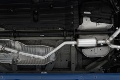 Alternative view of MBRP 21-22 Honda Ridgeline Aluminized Steel 2.5in Cat-Back - Dual Split Rear Exit