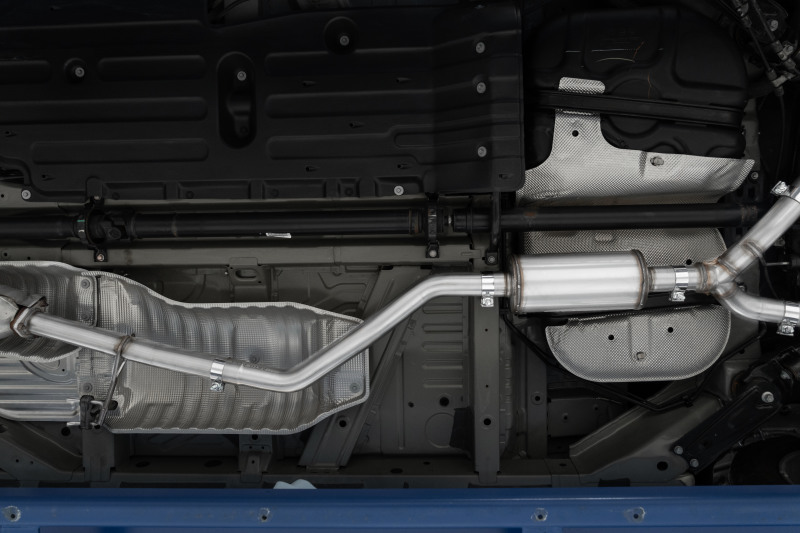 MBRP 21-22 Honda Ridgeline Aluminized Steel 2.5in Cat-Back - Dual Split Rear Exit - Image 2