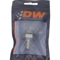 Alternative view of DeatschWerks 10AN ORB Male to 5/16in Male Triple Barb Fitting (Incl O-Ring) - Anodized DW Titanium
