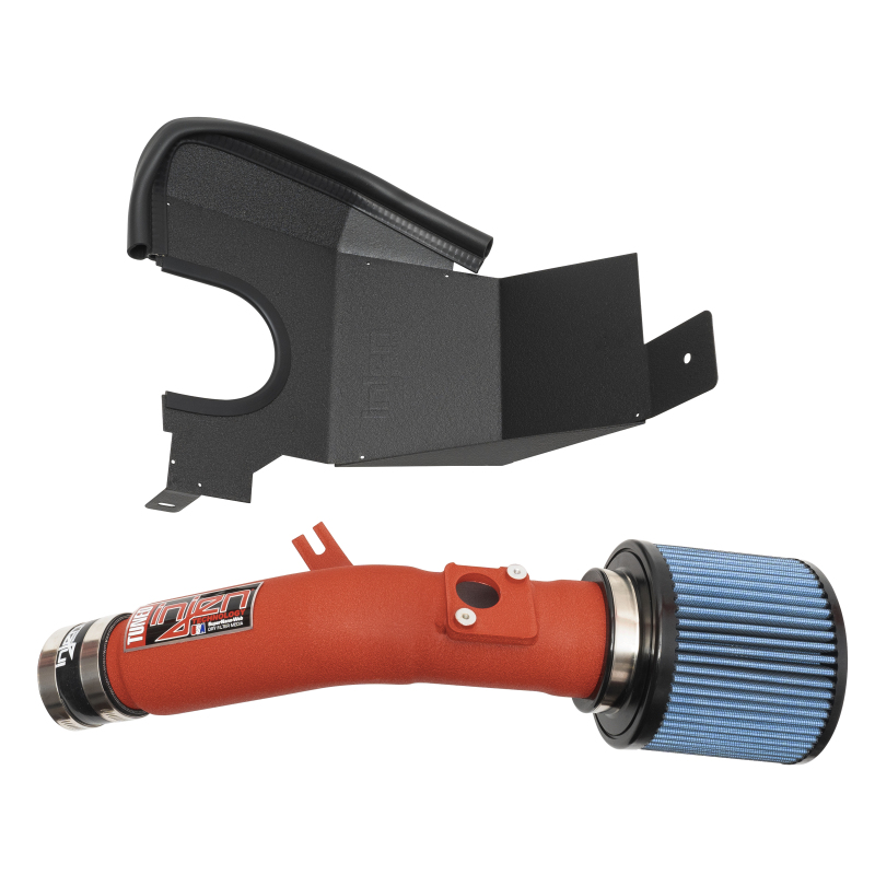 Injen 16-21 Honda Civic 1.5L 4 Cyl. Wrinkle Red Short Ram Intake - Image 4