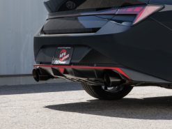 aFe Takeda Hyundai Elantra N 22-23 L4-2.0L (t) 3in SS Axle-Back Exhaust System w/ Black Tips - Image 4