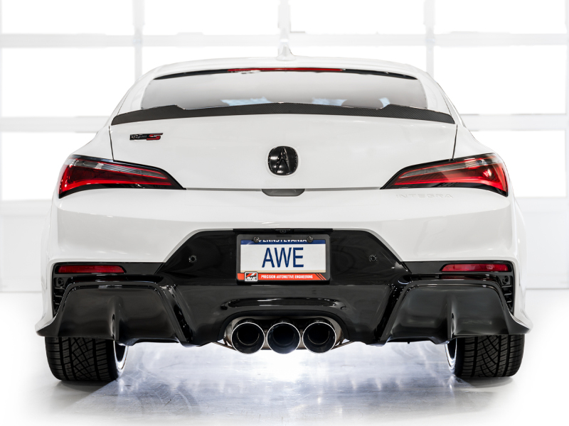 AWE Tuning 2024 Acura Integra Type S DE5 FWD Touring Edition Exhaust w/ Triple Chrome Silver Tips - Image 7