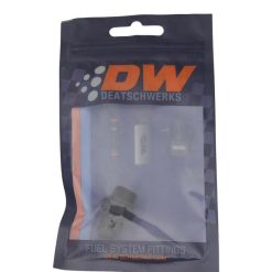 Alternative view of DeatschWerks 6AN ORB Male to 6AN Male Flare Adapter (Incl O-Ring) - Anodized Matte Black