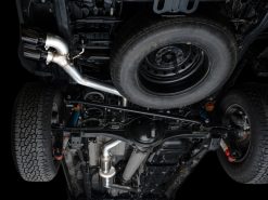 AWE Exhaust for 4th Gen Toyota Tacoma Dual Diamond Black Tips - Image 16