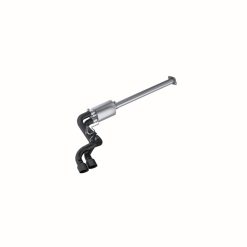 Alternative view of MBRP 09-14 Ford F150 Pre-Axle 4.5in OD Tips Dual Outlet 3in Black Coated Cat Back Exhaust