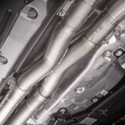 Stainless Works 2020 Ford GT500 Redline Catback X-Pipe Exhaust Factory Connect - Polished Tips - Image 11