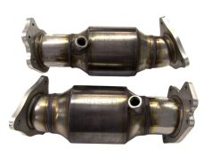 Alternative view of Kooks 22+ Chevrolet C8 Corvette Z06 LT6 1-7/8in. x 2in. SS Tri-Y Headers w/ GREEN Cats
