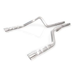 Stainless Works 2011-14 Mustang GT/2011-2012 Shelby GT500 3in Catback Retro Chambered Mufflers - Image 3