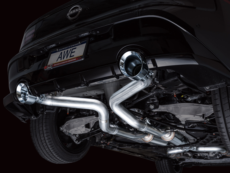 AWE 2023 Nissan Z RZ34 RWD Track Edition Catback Exhaust System w/ Chrome Silver Tips - Image 18