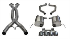 Corsa 2015+ Chevrolet Corvette C7 Z06 2.75in Dual Rear Xtreme Cat-Back Exhaust w/ Quad Polished Tips - Image 2