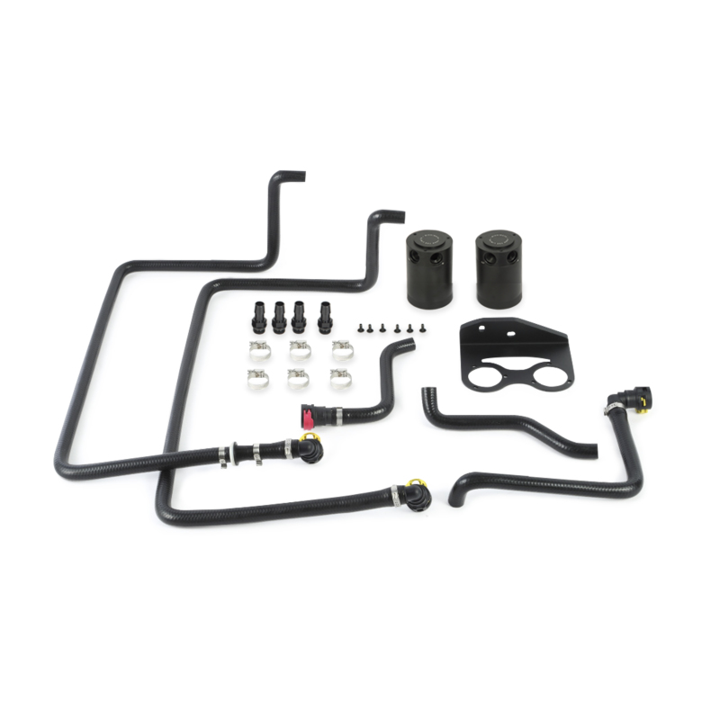 Mishimoto 15-17 Ford F-150 2.7L EcoBoost Baffled Oil Catch Can - Black - Image 4