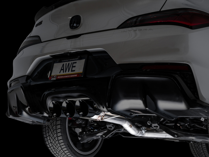 AWE Tuning 2024 Acura Integra Type S DE5 FWD Track Edition Exhaust w/ Triple Diamond Black Tips - Image 16