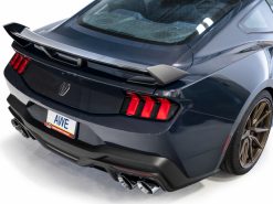 AWE 2024 Ford Mustang Dark Horse S650 RWD Track Edition Catback Exhaust w/ Quad Chrome Silver Tips - Image 6