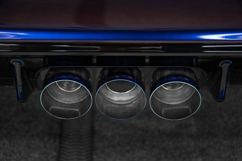MBRP 23-24 Honda Civic Type R 2.0L T304 SS 3in Cat-Back Exhaust Triple Center Outlet w/ Burnt Tips - Image 2