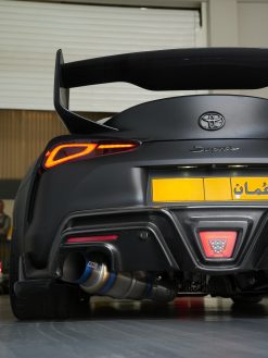 Boost Logic A90 Supra Teardrop Single 4” titanium exhaust