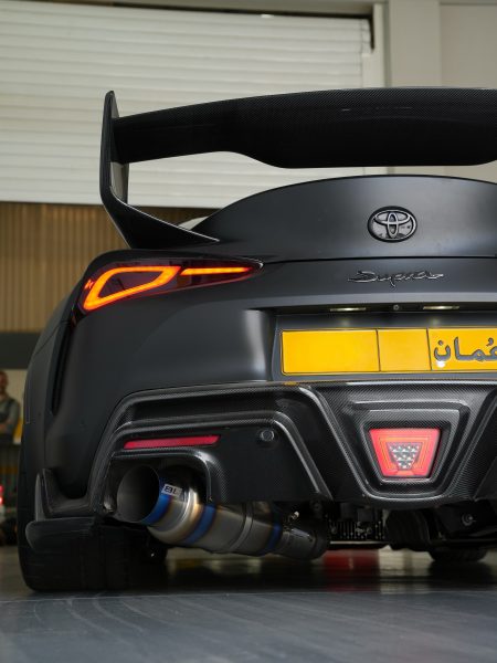 Boost Logic A90 Supra Teardrop Single 4” titanium exhaust