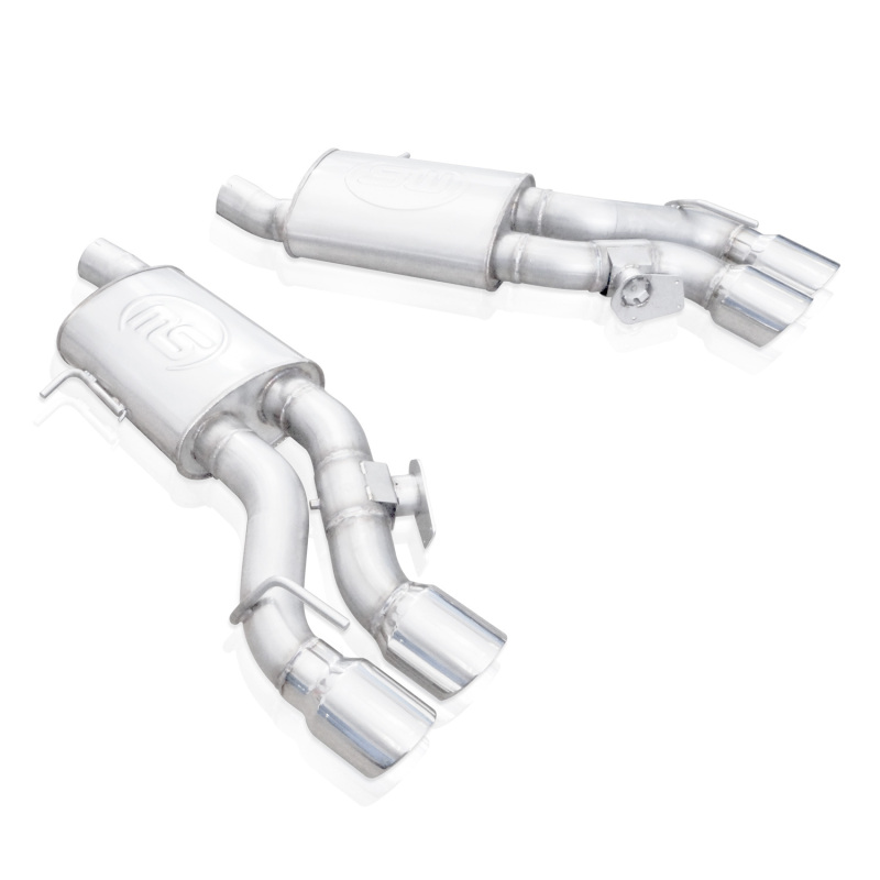 Stainless Works 2016-18 Cadillac CTS-V Sedan Axleback System Dual-Mode Turbo Mufflers 4in Tips - Image 2