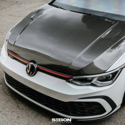 Seibon 22-23 Volkswagen Golf GTI/R  TM-Style Carbon Fiber Hood - Image 9