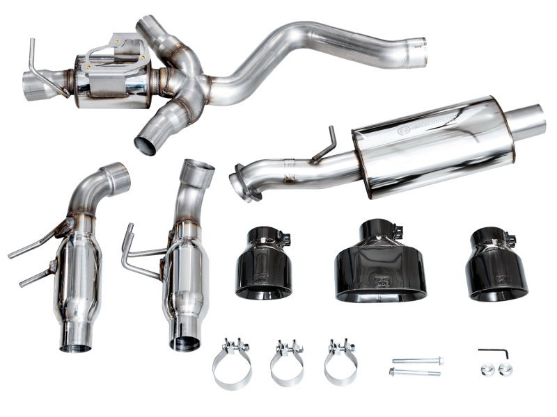 AWE Tuning 2023+ Toyota GR Corolla Touring Edition Exhaust - Diamond Black Tips - Image 16