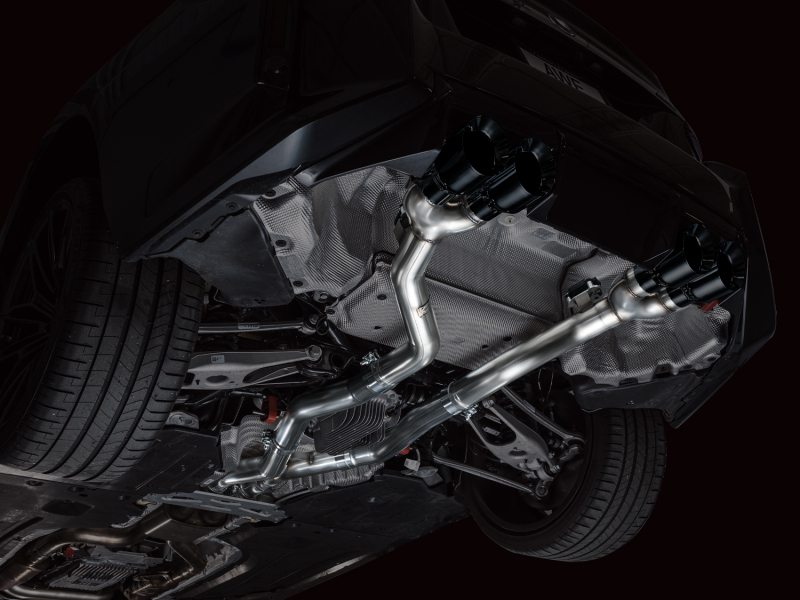AWE Tuning 23-24 BMW G87 M2 Track Edition Exhaust - Diamond Black Tips - Image 2