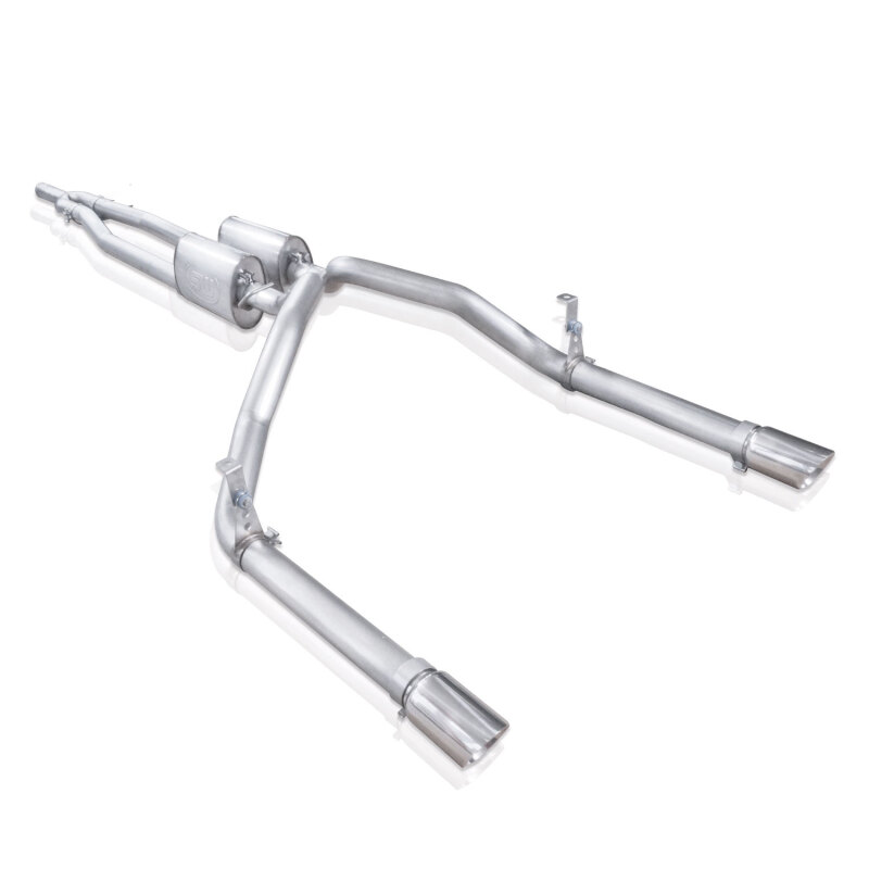 Stainless Works Chevy Silverado/GMC Sierra 2007-16 5.3L/6.2L Exhaust Y-Pipe Under Bumper Exit - Image 4