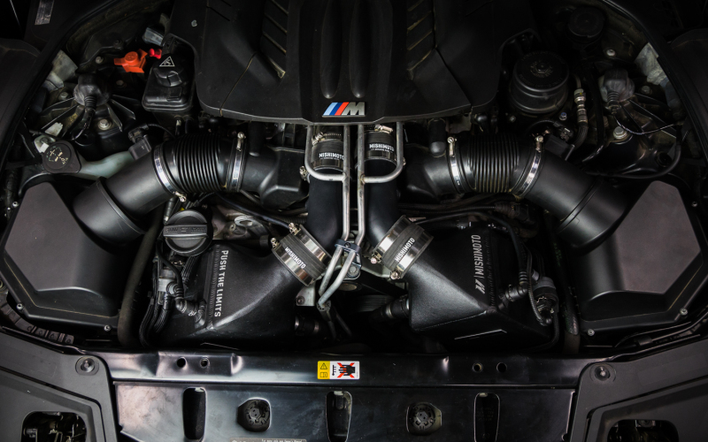 Mishimoto 12-16 BMW F10 M5 Intercooler Pipe Kit Micro Wrinkle Black - Image 8
