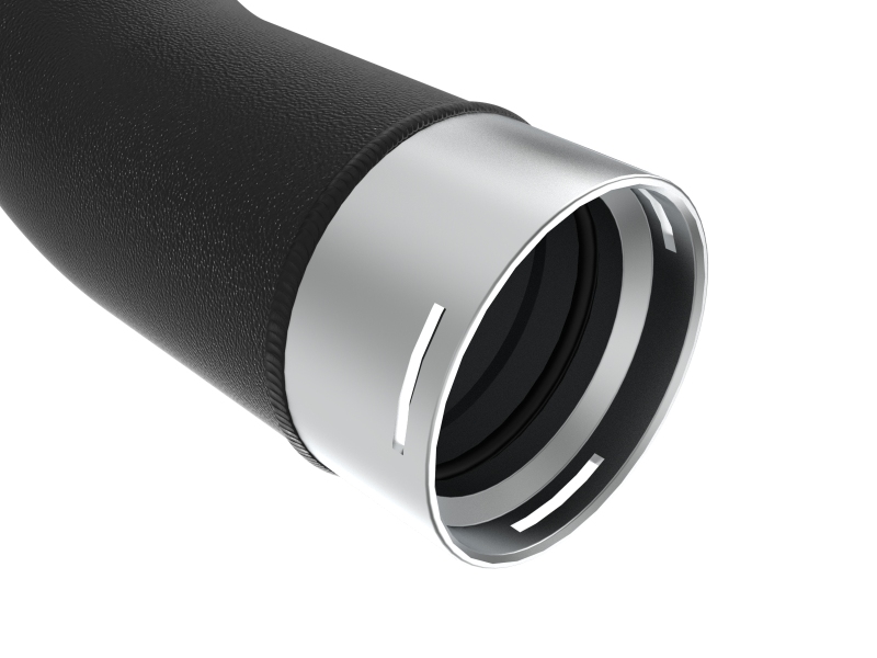 aFe RAM 1500 20-22 V6-3.0L (td) BladeRunner 2-1/2in & 3in Aluminum Hot Charge Pipe Black - Image 4
