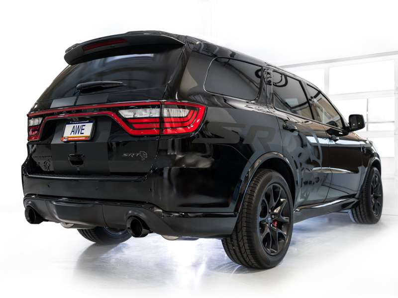 AWE Tuning 18-23 Dodge Durango SRT & Hellcat Track Edition Exhaust - Diamond Black Tips - Image 3