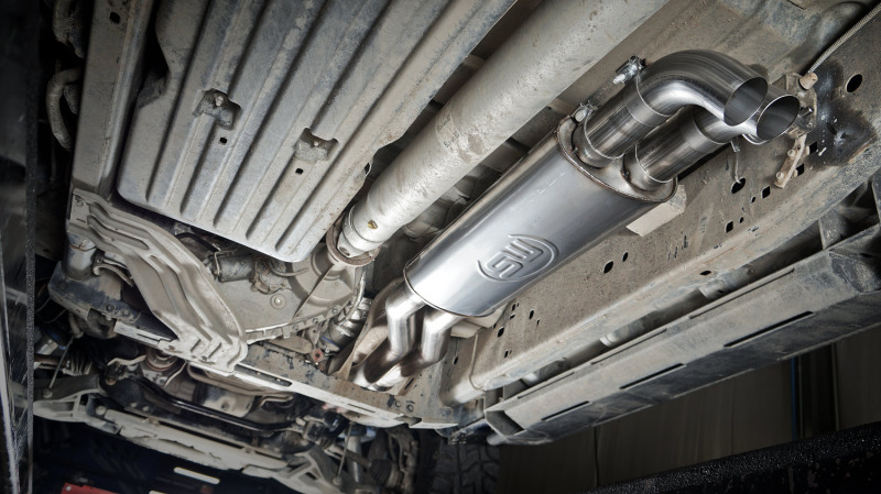 Stainless Works 2011-14 Ford F-150 Raptor Exhaust X-Pipe Resonator Dump In Front Of Rear Axle - Image 5