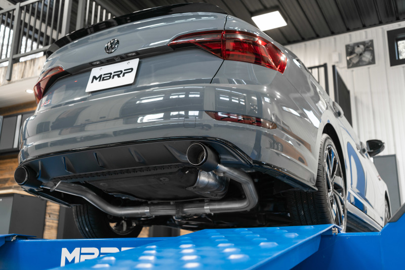 MBRP 19-21 VW Jetta GLI T304 SS 3in Cat-Back Dual Split Rear Exit Exhaust - Carbon Fiber Tips - Image 5