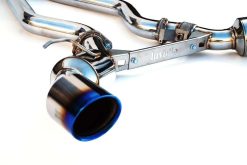 Invidia 2019+ Toyota Supra Dual N1 w/ Valve Rolled Titanium Tip Cat-back Exhaust - Image 3