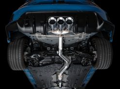 AWE Tuning 2023 Honda Civic Type R FL5 Track Edition Exhaust w/ Triple Chrome Silver Tips - Image 12