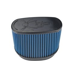 Alternative view of Injen NanoWeb Dry Air Filter 6.7x4.54in Oval ID / 7.7x5.7in OD / 5.55in Height / 7x2.75in Top