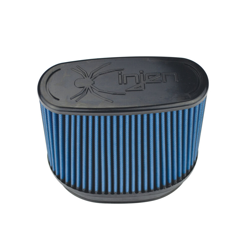 Injen NanoWeb Dry Air Filter 6.7x4.54in Oval ID / 7.7x5.7in OD / 5.55in Height / 7x2.75in Top - Image 2
