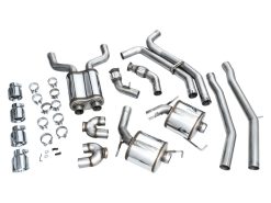 AWE Tuning 19-23 Audi C8 S6/S7 2.9T V6 AWD Touring Edition Exhaust - Chrome Silver Tips - Image 21