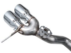 AWE Tuning 23-24 BMW G87 M2 Track Edition Exhaust - Chrome Silver Tips - Image 11