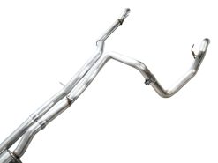 AWE 4th Gen GM 1500 6.2L Catback Split Rear Exit (w/ Bumper Cutouts) - OE Tips - Image 4