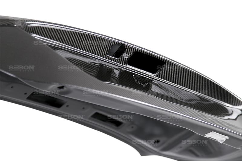 Seibon 2016 Honda Civic 2 Door Coupe FC4 Carbon Fiber Gloss Finish Trunk Lid - Image 13